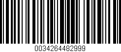 Código de barras (EAN, GTIN, SKU, ISBN): '0034264482999'