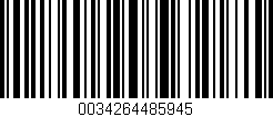 Código de barras (EAN, GTIN, SKU, ISBN): '0034264485945'