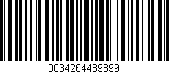 Código de barras (EAN, GTIN, SKU, ISBN): '0034264489899'
