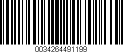 Código de barras (EAN, GTIN, SKU, ISBN): '0034264491199'