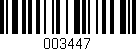Código de barras (EAN, GTIN, SKU, ISBN): '003447'