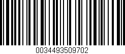Código de barras (EAN, GTIN, SKU, ISBN): '0034493509702'