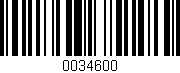 Código de barras (EAN, GTIN, SKU, ISBN): '0034600'