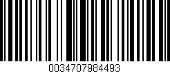 Código de barras (EAN, GTIN, SKU, ISBN): '0034707984493'