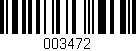 Código de barras (EAN, GTIN, SKU, ISBN): '003472'