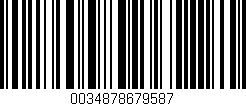 Código de barras (EAN, GTIN, SKU, ISBN): '0034878679587'