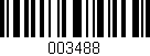 Código de barras (EAN, GTIN, SKU, ISBN): '003488'