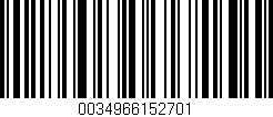 Código de barras (EAN, GTIN, SKU, ISBN): '0034966152701'
