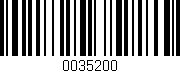 Código de barras (EAN, GTIN, SKU, ISBN): '0035200'