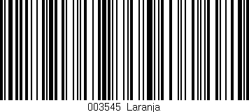 Código de barras (EAN, GTIN, SKU, ISBN): '003545|Laranja'