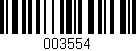 Código de barras (EAN, GTIN, SKU, ISBN): '003554'