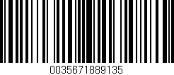 Código de barras (EAN, GTIN, SKU, ISBN): '0035671889135'