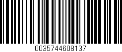 Código de barras (EAN, GTIN, SKU, ISBN): '0035744608137'