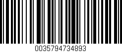 Código de barras (EAN, GTIN, SKU, ISBN): '0035794734893'