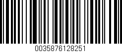 Código de barras (EAN, GTIN, SKU, ISBN): '0035876128251'