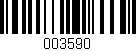 Código de barras (EAN, GTIN, SKU, ISBN): '003590'