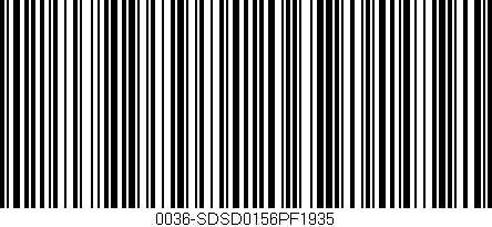 Código de barras (EAN, GTIN, SKU, ISBN): '0036-SDSD0156PF1935'
