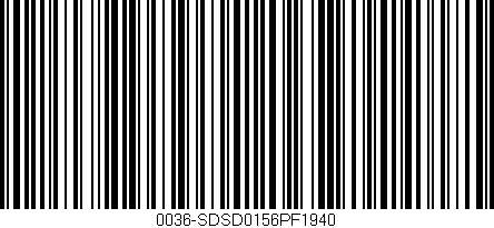 Código de barras (EAN, GTIN, SKU, ISBN): '0036-SDSD0156PF1940'