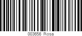 Código de barras (EAN, GTIN, SKU, ISBN): '003656|Rosa'