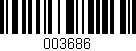 Código de barras (EAN, GTIN, SKU, ISBN): '003686'