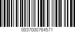 Código de barras (EAN, GTIN, SKU, ISBN): '0037000764571'