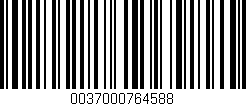 Código de barras (EAN, GTIN, SKU, ISBN): '0037000764588'