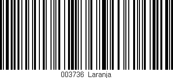Código de barras (EAN, GTIN, SKU, ISBN): '003736|Laranja'