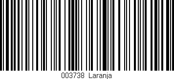 Código de barras (EAN, GTIN, SKU, ISBN): '003738|Laranja'