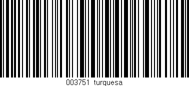 Código de barras (EAN, GTIN, SKU, ISBN): '003751|turquesa'