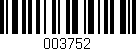 Código de barras (EAN, GTIN, SKU, ISBN): '003752'
