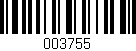 Código de barras (EAN, GTIN, SKU, ISBN): '003755'