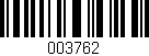 Código de barras (EAN, GTIN, SKU, ISBN): '003762'