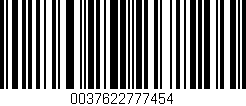 Código de barras (EAN, GTIN, SKU, ISBN): '0037622777454'