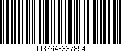 Código de barras (EAN, GTIN, SKU, ISBN): '0037648337854'
