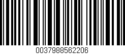 Código de barras (EAN, GTIN, SKU, ISBN): '0037988562206'