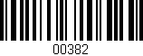 Código de barras (EAN, GTIN, SKU, ISBN): '00382'