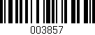 Código de barras (EAN, GTIN, SKU, ISBN): '003857'