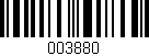 Código de barras (EAN, GTIN, SKU, ISBN): '003880'