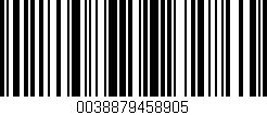 Código de barras (EAN, GTIN, SKU, ISBN): '0038879458905'