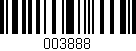 Código de barras (EAN, GTIN, SKU, ISBN): '003888'