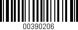 Código de barras (EAN, GTIN, SKU, ISBN): '00390206'