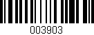 Código de barras (EAN, GTIN, SKU, ISBN): '003903'