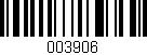Código de barras (EAN, GTIN, SKU, ISBN): '003906'