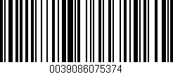 Código de barras (EAN, GTIN, SKU, ISBN): '0039086075374'