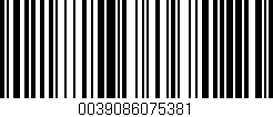 Código de barras (EAN, GTIN, SKU, ISBN): '0039086075381'