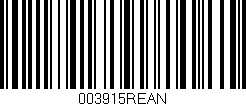 Código de barras (EAN, GTIN, SKU, ISBN): '003915REAN'