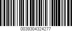 Código de barras (EAN, GTIN, SKU, ISBN): '0039304324277'