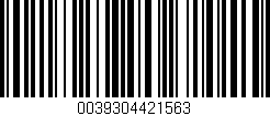 Código de barras (EAN, GTIN, SKU, ISBN): '0039304421563'