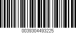 Código de barras (EAN, GTIN, SKU, ISBN): '0039304493225'