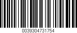 Código de barras (EAN, GTIN, SKU, ISBN): '0039304731754'